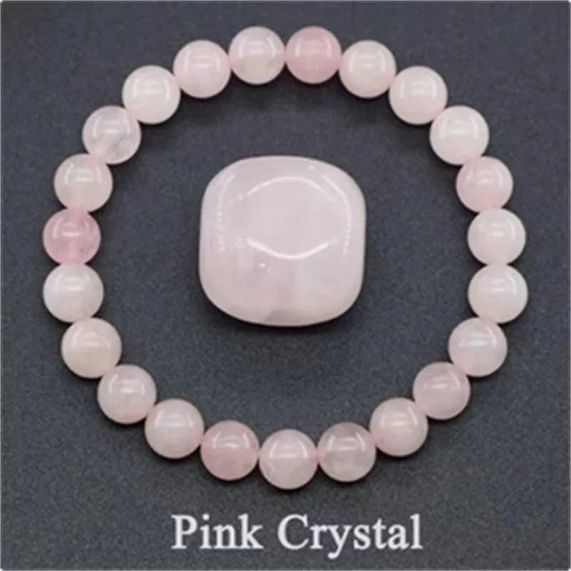 JD Amethyst Bracelet Made of Real Natural Stone Beads Body-Purifying Geniune Amethyst Natural Crystal Bracelet for Women Pulsera