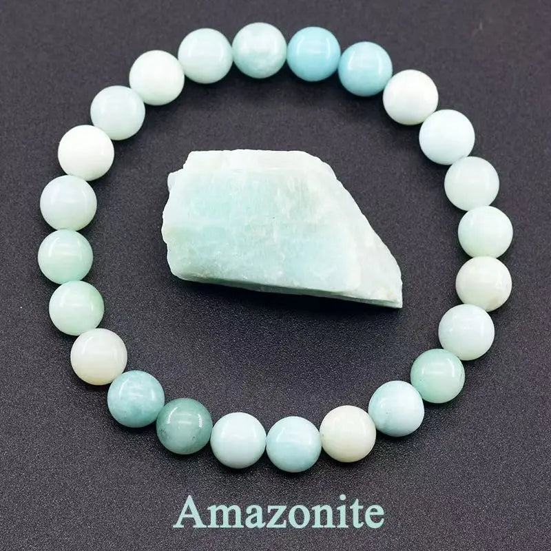 JD Amethyst Bracelet Made of Real Natural Stone Beads Body-Purifying Geniune Amethyst Natural Crystal Bracelet for Women Pulsera