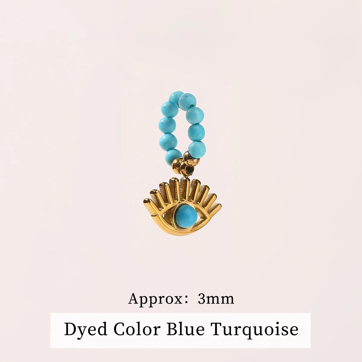 JD Natural Stone Dangle Earrings Varied DIY Design for Women Stainless Steel Hoop Earrings Crystal Pendant Jewelry Accessory