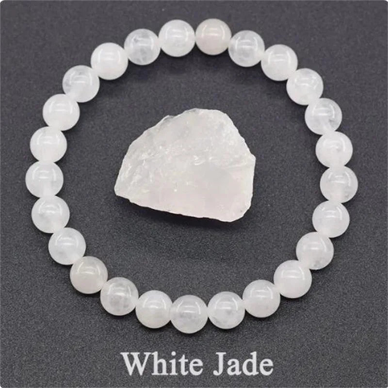 JD Amethyst Bracelet Made of Real Natural Stone Beads Body-Purifying Geniune Amethyst Natural Crystal Bracelet for Women Pulsera