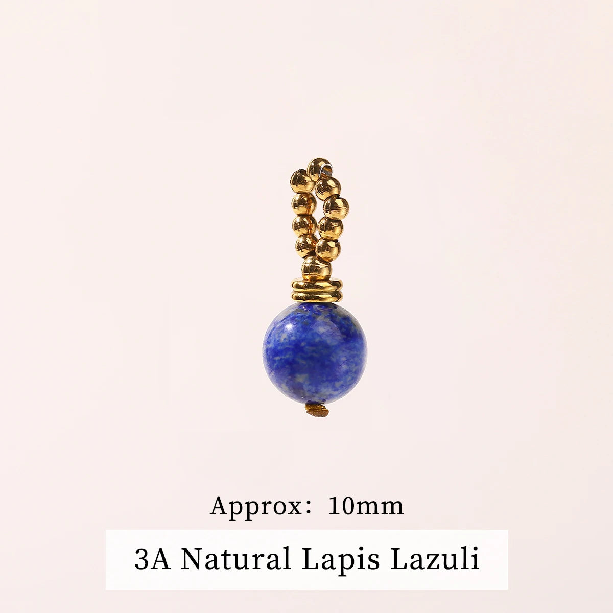 JD Natural Stone Dangle Earrings Varied DIY Design for Women Stainless Steel Hoop Earrings Crystal Pendant Jewelry Accessory