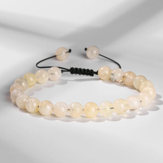 JD 8mm Natural Amethyst Bead Bracelets Adjustable Braided Rope Bangles Lapis Lazuli Men Women Yoga Healing Balance Bracelet Gift