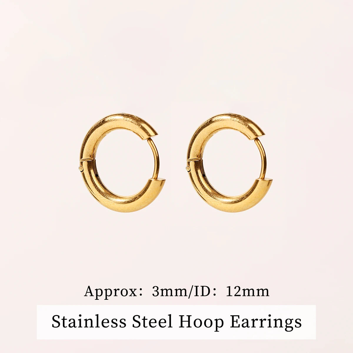 JD Natural Stone Dangle Earrings Varied DIY Design for Women Stainless Steel Hoop Earrings Crystal Pendant Jewelry Accessory