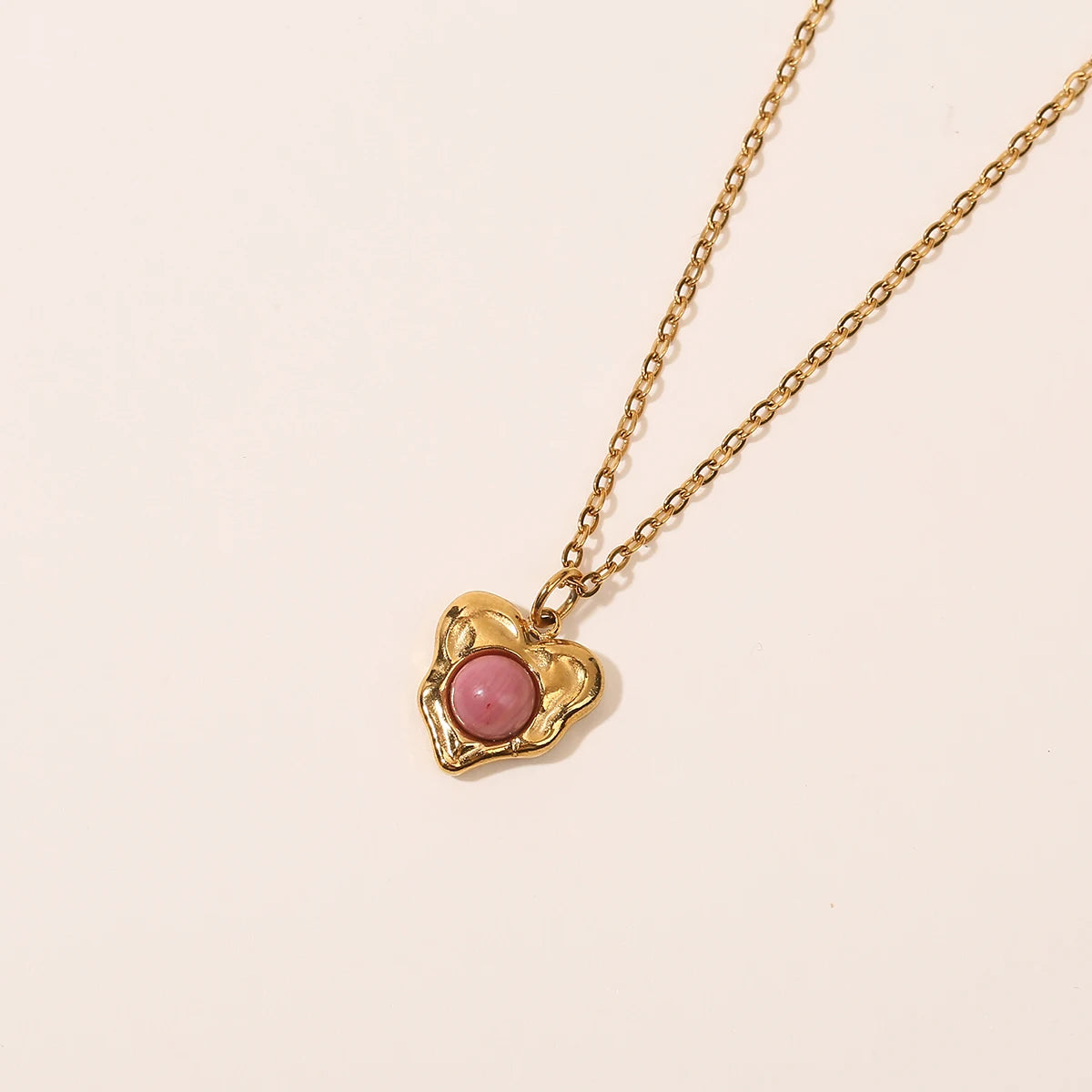 JD Stainless Steel Turquoise Zircon Geometic Patter Pendant Necklaces For Women Bohemian Delicate Wedding Jewelry Collar Mujer