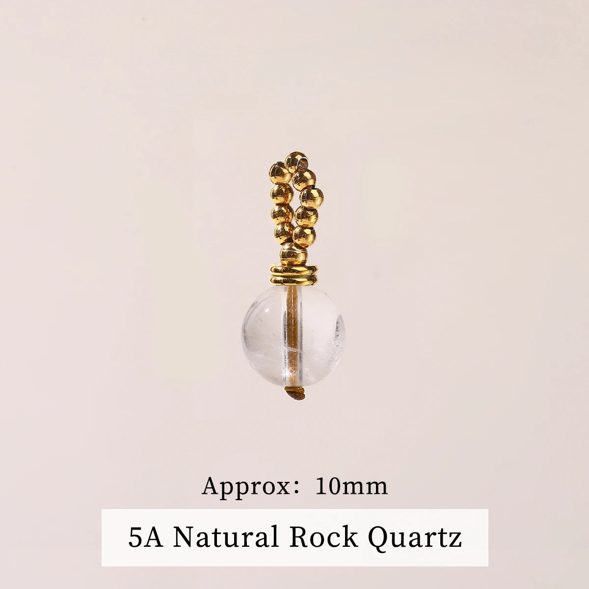 JD Natural Stone Pandent Box Chain Necklaces for Women Creative DIY Crystal Charm Stainless Steel Clavicle Necklace Accessory